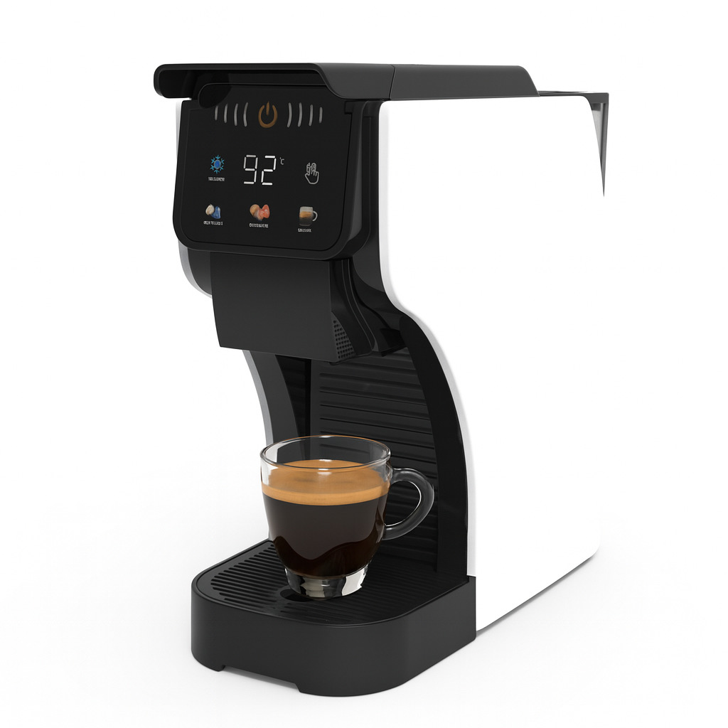 Rebornwell CM6618T compact capsule coffee machine